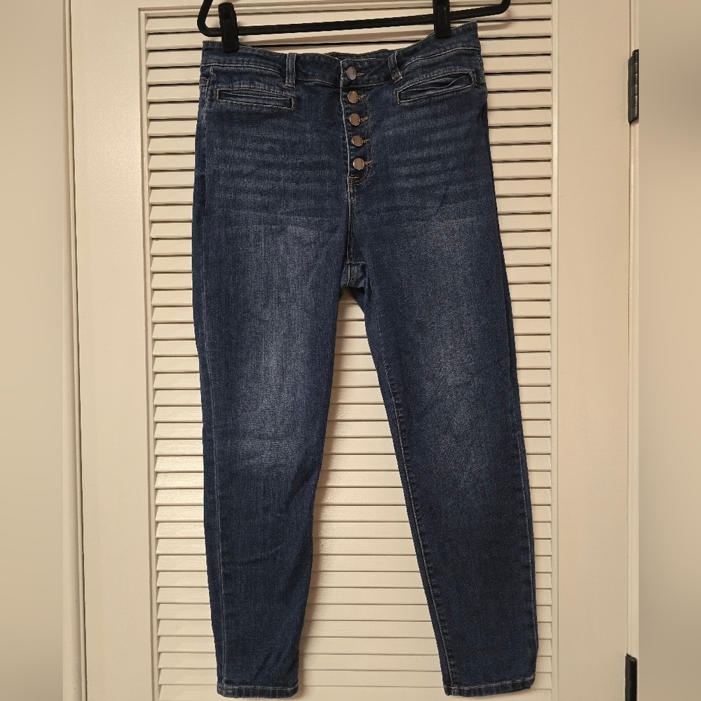Fashion Nova - Button Fly Jeans With Pockets